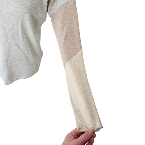 Smartwool Light Brown and Grey Long Sleeve Top Sz S - Picture 2 of 8